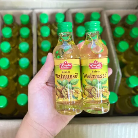 (6/2026) Dầu Óc Chó Kunella/Brandle Đức Nguyên Chất 100ml Cho Bé, Dầu Trộn Vào Cháo, Soup.. Tăng Cường Hấp Thu Vitamin