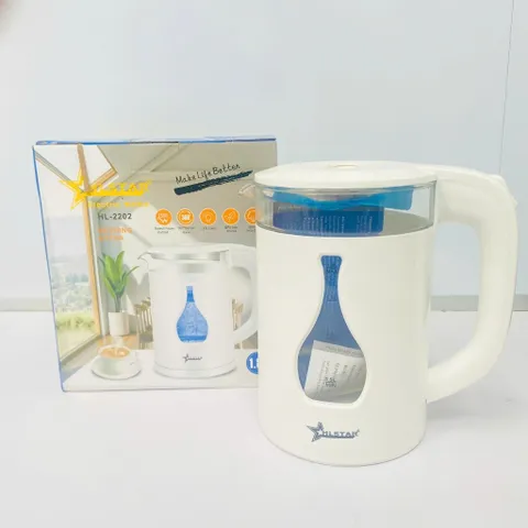 Ấm Siêu Tốc HLStar 1.8 Lít - Nấu Nước Nhanh, Có Đèn Báo, Thiết Bị Gia Dụng Tiện Lợi cho Nhà Bếp