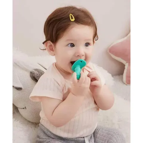 Set 2 Thìa Nĩa Silicon Tập Xúc - Dụng Cụ An Toàn Giúp Bé Làm Quen Ăn Uống, Phát Triển Kỹ Năng Cầm Nắm, Tiện Lợi Mang Theo