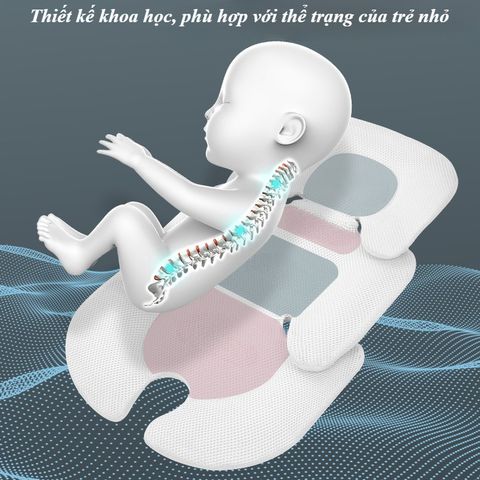 Thảm Lót Bông 2 Mặt Thoáng Khí - Đệm êm ái Dùng Cho Xe Đẩy, Ghế Ăn Dặm, Ghế An Toàn Xe Ô Tô - Dễ Dàng Vệ Sinh