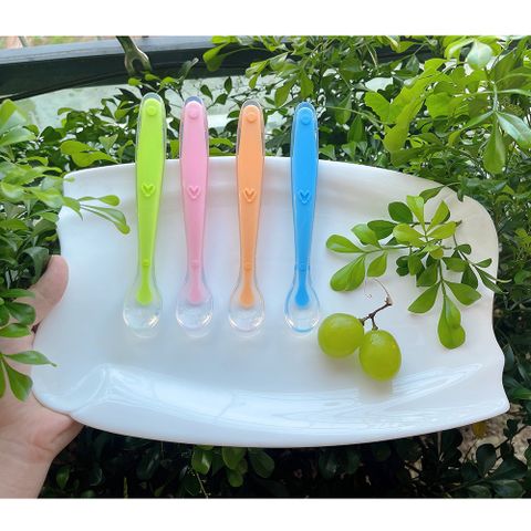 Thìa Silicon Ăn Dặm An Toàn Cho Bé - Chất Liệu Mềm, Bo Tròn Không Tổn Thương Miệng, Dùng Cho Bé Trai Gái Trong Thời Kỳ Ăn Dặm