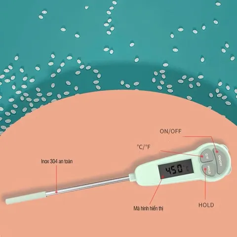 Nhiệt Kế Đo Nước Pha Sữa MISUTA, Nhiệt Kế Điện Tử Đo Nhiệt Chính Xác