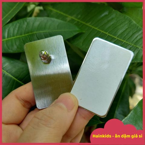 Miếng Dán Thanh Chắn Giường Inox - Phụ Kiện Quây Cũi Vải Chắc Chắn, Giúp Cố Định Thanh Chắn An Toàn Cho Bé