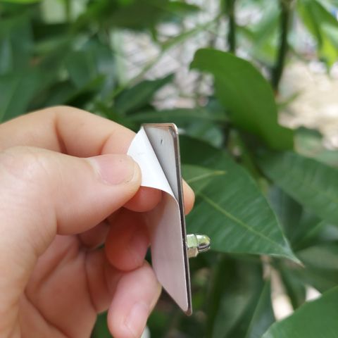 Miếng Dán Thanh Chắn Giường Inox - Phụ Kiện Quây Cũi Vải Chắc Chắn, Giúp Cố Định Thanh Chắn An Toàn Cho Bé