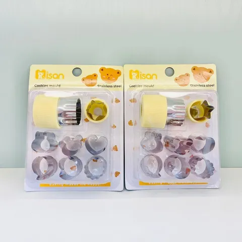 Bộ 8 Khuôn Cắt Rau Củ MISAN - Khuôn Tạo Hình Đáng Yêu cho Rau Củ, Bánh và Nui Ăn Dặm, Dụng Cụ Nấu Ăn Sáng Tạo