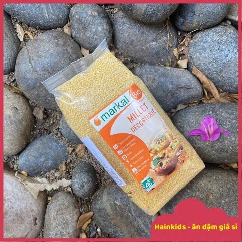 Hạt Kê Hữu Cơ Markal 500gr - Không Gluten, Giàu Đạm, Tăng Cường Tiêu Hóa, Nhập Khẩu Pháp, Chứng Nhận Hữu Cơ AB