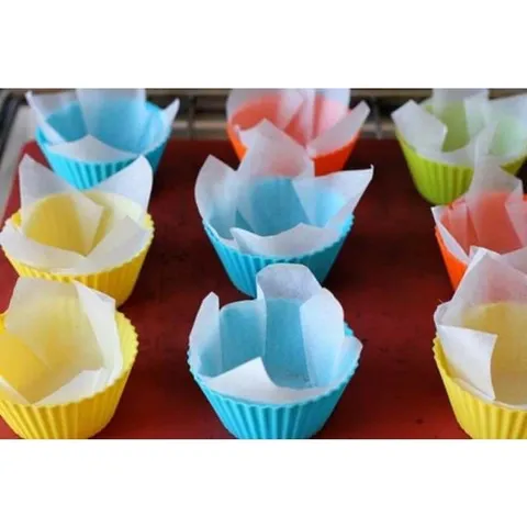Khuôn Silicon Làm Bánh Cupcake & Muffin - Dùng Lò Nướng, Nồi Chiên Không Dầu, Dễ Dàng Vệ Sinh - Nhiều Hình Lựa Chọn