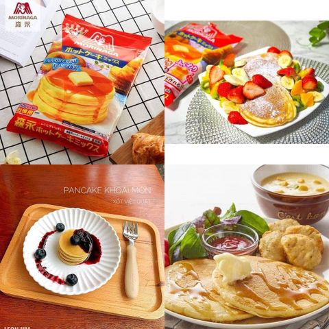 Bột Làm Bánh Pancake Morinaga 600GR - Date 8/2026, Bột Làm Bánh Rán ...