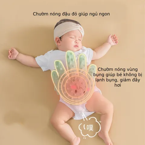 Gối Bàn Tay Vỗ Mông Cho Bé, Gối Vỗ Về Trấn An Giúp Bé Ngủ Ngon, Chống Giật Mình