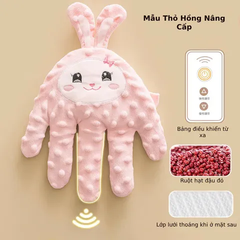Gối Bàn Tay Vỗ Mông Cho Bé, Gối Vỗ Về Trấn An Giúp Bé Ngủ Ngon, Chống Giật Mình