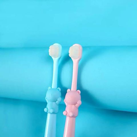 Bàn Chải Đánh Răng Hình Con Voi Cho Bé - Lông Mềm Mại An Toàn, Đồ Dùng Vệ Sinh Răng Miệng Tươi Sáng, Dành Cho Trẻ 0-6 Tuổi