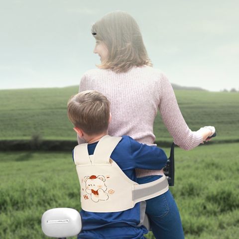 Đai An Toàn Cho Bé Đi Xe Máy 1-10 Tuổi, Thiết Kế Thoáng Khí Có Đai Vai, Duy Trì An Toàn Khi Ngồi Sau Xe Máy, Xe Đạp