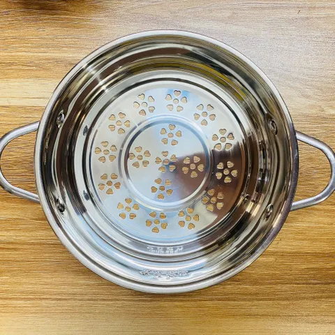 Xửng hấp đồ ăn inox 304 chuẩn xịn size 17-18cm
