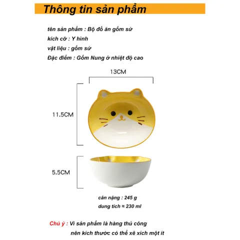 Chén Sứ Họa Tiết Theo Bộ Chén ăn Dặm Cho Bé Ăn Dặm Họa Tiết Hình động Vật đáng Yêu