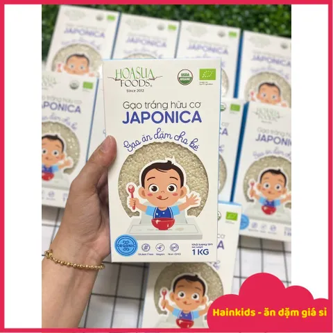 🌾🌾Gạo Trắng Hữu Cơ Hoa Sữa - 1Kg/Hộp - Tốt Cho Bé Ăn Dặm, Gạo St25, Japonica Organic Giàu Dinh Dưỡng- [ Date T2/2026 ]