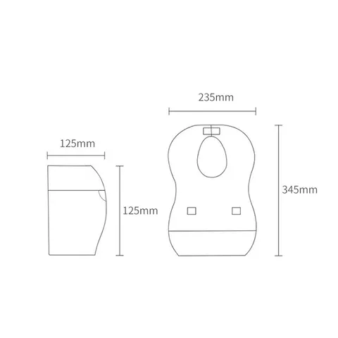 Yếm Ăn Dặm Cho Bé Dùng 1 Lần Bộ 10 Miếng Chất Liệu Vải Không Dệt Chống Thấm Hiệu Quả