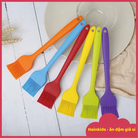 Cọ Quét Dầu Silicon Đúc Đa Năng - Cọ Gia Vị Nướng, Tẩm Ướp, Phết Bơ, Mật Ong Cho Món Quay - An Toàn, Dễ Vệ Sinh, Nhiều Màu Sắc