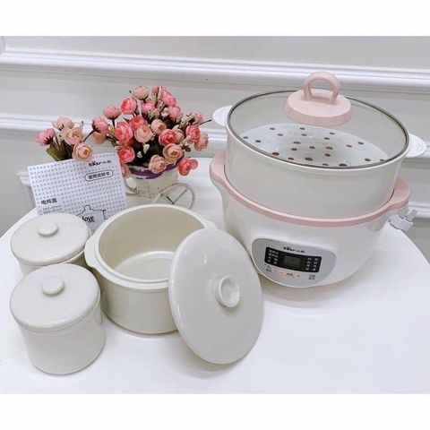 Nắp Thủy Tinh Nồi Bear 1.6L Sube002 - Phụ Kiện Chính Hãng Cho Nồi Hầm Chậm Bear DDZ-D16A1 - Bảo Hành 18 Tháng