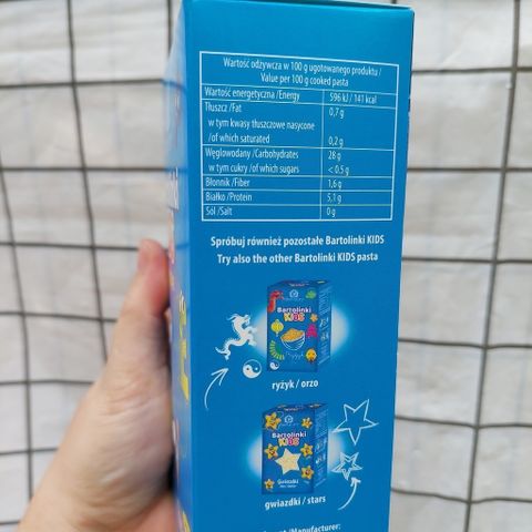 Nui Trứng Hình Ngôi Sao và Chữ Số Bartolini 250g - Mì Ăn Dặm Cho Bé, Xuất Xứ Ba Lan, Dinh Dưỡng Tự Nhiên, Thời Hạn Sử Dụng Đến 2027