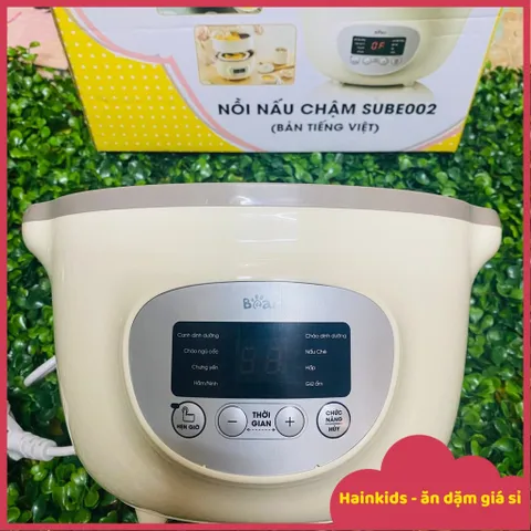 Phụ Kiện Nồi Nấu Chậm Bear 1.6L - Nắp Thủy Tinh Thay Thế Chính Hãng - Dành Cho Bé Ăn Dặm, An Toàn và Tiện Lợi