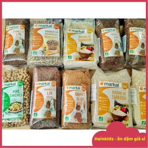 Bột Hạt Hữu Cơ Chế Biến Món Ăn Dặm - Mì, Bắp, Kê, Đậu Gà, Quinoa, Đậu Hà Lan, Yến Mạch - An Toàn Cho Bé