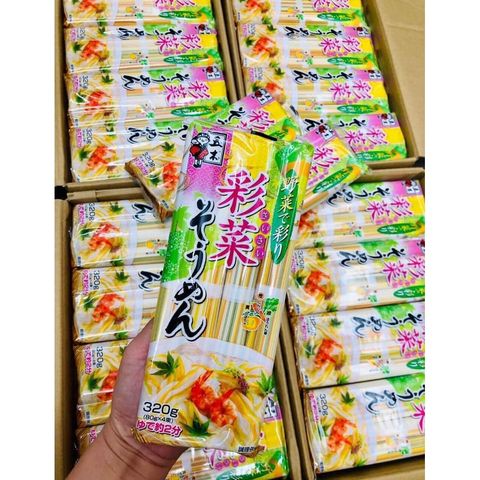 Mì Somen Rau Củ Ngũ Sắc Itsuki Nhật Bản 320gr - Date 10.2027