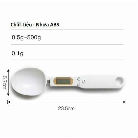 Thìa Cân Tiểu Ly 500g Siêu Nhạy - Cân Thực Phẩm Độ Chính Xác 0.1g, Phụ Kiện Bếp Dành Cho Bánh Và Pha Chế