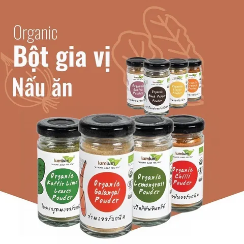 Bột gia vị hữu cơ - bột hành Lum Lum, Bột Gia Vị Hữu Cơ LumLum Phù Hợp Chế Biến Món ăn Dặm, ăn Healthy Tốt Cho Sức Khỏe