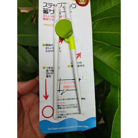 Đũa Tập Gắp Cho Bé - 3 Giai Đoạn An Toàn, Chất Liệu Nhựa ABS - Phụ Kiện Hữu Ích Giúp Bé Tập Ăn Dễ Dàng