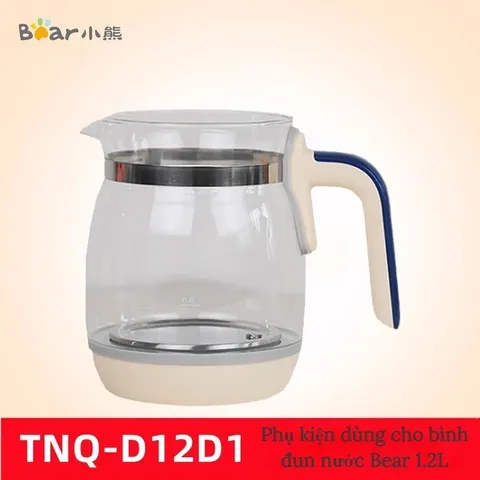 Nắp Đậy Bình Đun Thủy Tinh Bear 1,3L WW-4H12W - Phụ Kiện Thay Thế Cho Ấm Đun Nước Pha Sữa, Đồ Gia Dụng Nhà Bếp