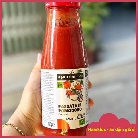 Sốt cà chua Ý hữu cơ IL Nutrimento ( Probios ) Tương cà Organic Tomato Passata Sauces 700g