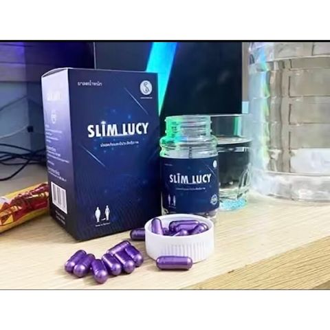 Viên Tiêu Mỡ Slim Lucy - Giảm Cân Cấp Tốc Từ Thảo Mộc Tự Nhiên, Hỗ Trợ Đào Thải Mỡ Thừa (Hộp 40 Viên)