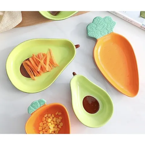Bát Sứ Ăn Dặm Hình Trái Cây Nhật Bản - Bát Men Sứ Chịu Nhiệt Cho Bé, Dụng Cụ Ăn Uống Thú Vị, Gốm Sứ Chất Lượng