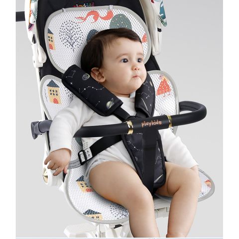 Đệm Lót Xe Đẩy và Ghế Ăn Dặm Thoáng Khí - Êm Ái, Dễ Vệ Sinh, Phù Hợp Mọi Loại Xe Đẩy Cho Bé - Lót Điều Hòa Mùa Hè