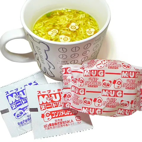 Mỳ Mug Nissin Hình Gấu Nhật Bản Cho Bé - Gói 94g, Có Gói Lẻ, Mì ăn Liền Cho Bé MUG Nhật Chính Hãng, Hương Vị Thơm Ngon