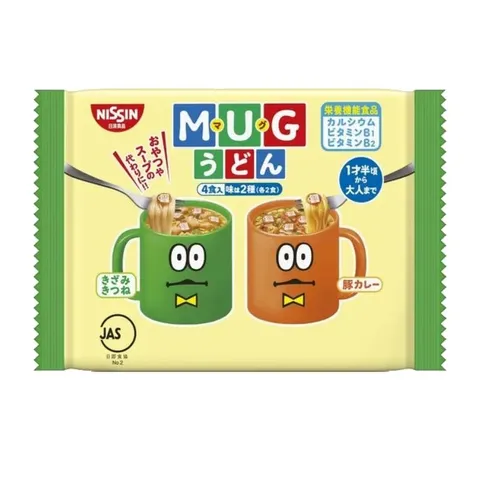 Mỳ Mug Nissin Hình Gấu Nhật Bản Cho Bé - Gói 94g, Có Gói Lẻ, Mì ăn Liền Cho Bé MUG Nhật Chính Hãng, Hương Vị Thơm Ngon