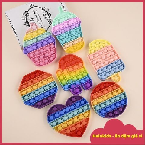 Pop It Giá Rẻ, Đồ Chơi Bóp Tay Xả Stress, Bóp Bong Bóng Nhiều Màu Sắc Giảm Căng Thẳng, Quà Tặng Cho Bé, đồ Chơi Cho Bé