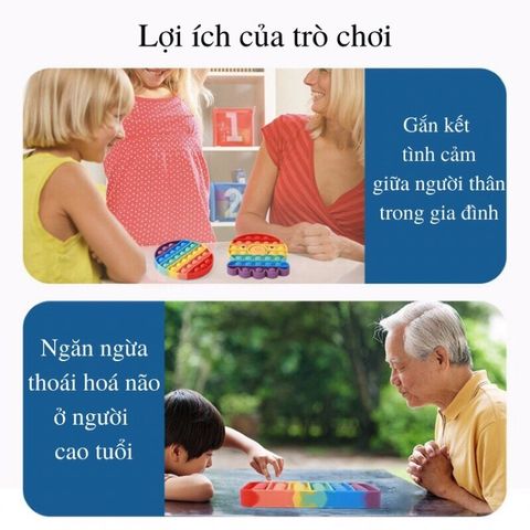 Pop It Giá Rẻ, Đồ Chơi Bóp Tay Xả Stress, Bóp Bong Bóng Nhiều Màu Sắc Giảm Căng Thẳng, Quà Tặng Cho Bé, đồ Chơi Cho Bé