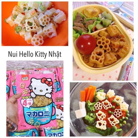 Nui Hello Kitty Nhật Bản 150G - Mỳ Pasta Dinh Dưỡng Thú Vị Cho Bé Ăn Dặm - Thay Đổi Khẩu Vị Đáng Yêu