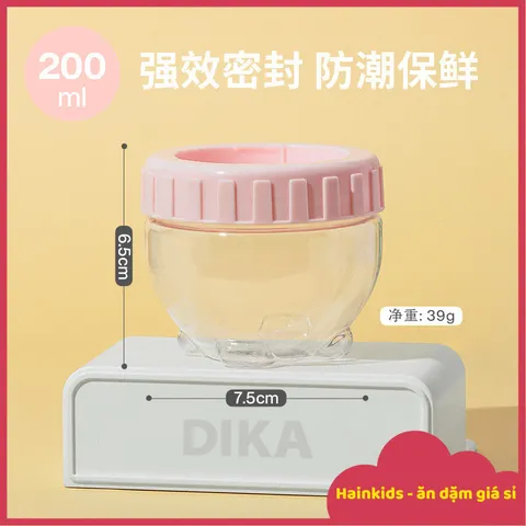 Hộp Đựng Thực Phẩm Chồng - Hũ Đựng Interlock Nhựa Trong, Phù Hợp Để Lưu Trữ Thực Phẩm, Đậu Hạt, Yến Mạch, Nui Mì, Đồ Ăn Dặm Cho Bé