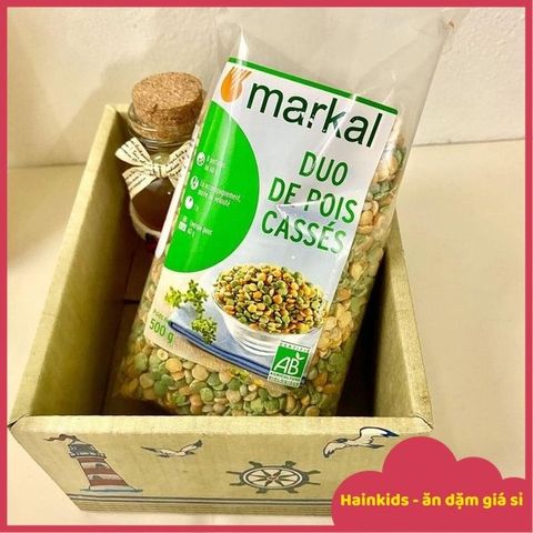 [Date 9.2025] Đậu Hà Lan Xanh Vàng Hữu Cơ Markal 500g , Có Tách Lẻ, Đậu Hà Lan Organic Giàu Dinh Dưỡng Tốt Cho Bé ăn Dặm