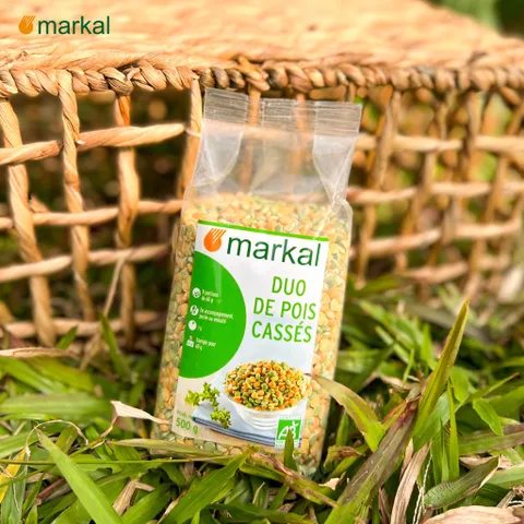 [Date 9.2025] Đậu Hà Lan Xanh Vàng Hữu Cơ Markal 500g , Có Tách Lẻ, Đậu Hà Lan Organic Giàu Dinh Dưỡng Tốt Cho Bé ăn Dặm