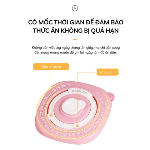 Hộp Trữ Đông BeChoice 120ml Cho Bé - An Toàn, Van Thoát Khí, Nút Ghi Ngày Tháng - Hoàn Hảo Để Trữ Đồ Ăn Dặm Và Làm Bánh