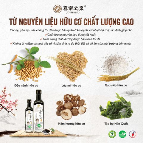 Dầu Hào Hữu Cơ, Dầu Hào Chay Joyspring, Dầu Hào Chay Hữu Cơ Từ Nấm JoySpring