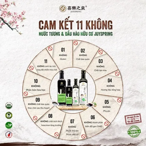 Dầu Hào Hữu Cơ, Dầu Hào Chay Joyspring, Dầu Hào Chay Hữu Cơ Từ Nấm JoySpring