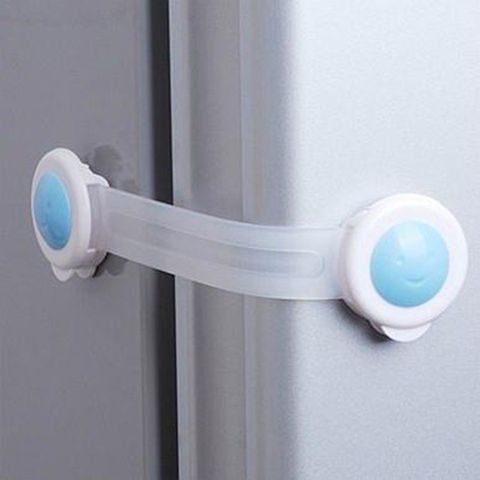 Khóa Tủ Lạnh An Toàn Cho Bé - Thiết Kế Dễ Sử Dụng, Ngăn Ngừa Trẻ Mở Tủ Kéo, Bảo Vệ An Toàn Trong Nhà, Chất Liệu Bền Đẹp