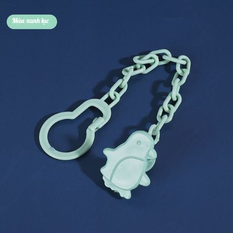 Dây Đeo Ti Giả Cho Trẻ Em - Kẹp Gặm Nướu An Toàn, Túi Nhai Ăn Dặm Cố Định, Chống Rơi, Dây Kẹp Ti Ngậm Ngộ Nghĩnh