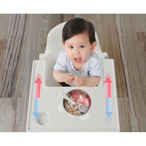 Ghế Ăn Dặm Coco Bear 2 Tư Thế Cao Thấp - An Toàn, Dễ Vệ Sinh, Chất Liệu Nhựa Nguyên Sinh, Chân Sắt Vững Chắc cho Bé từ 6 Tháng đến 3 Tuổi