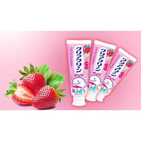 Kem Đánh Răng Trẻ Em KAO Kid's - Kem Đánh Răng KAO Cho Bé Đủ Vị Trái Cây Hơi Thở Tươi Mát 70gr Xuất Xứ Nhật Bản