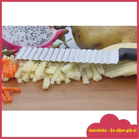 Dao Lượn Sóng KIWI Cắt Đồ Dặm Cho Bé - Dùng Tạo Sóng Cho Rau Củ Quả, Rau Câu, Thạch, Khúc Bạch